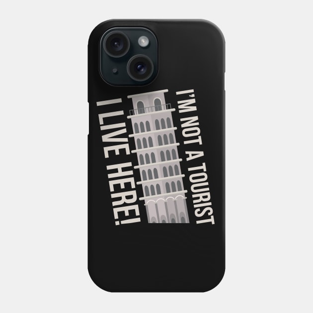 Immigrant Tourism Tourist Leaning Tower Humor Funny Phone Case by Mellowdellow