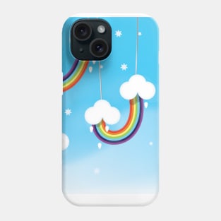 Clouds and Rainbows Phone Case