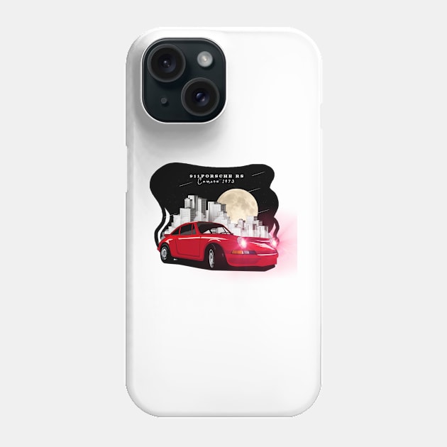 911 Carrera RS 1973 !!! Phone Case by CoretanVector