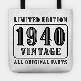 All original parts vintage 1940 limited edition birthday Tote