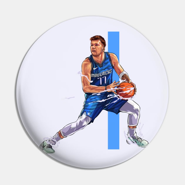 Luka Doncic Magic Pin by Carlart1 🎨