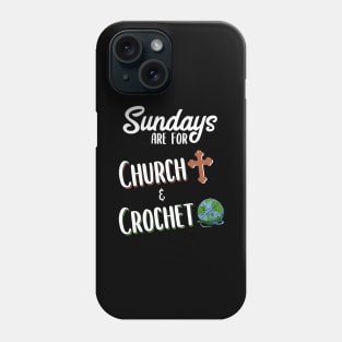 Crochet and Church | Knitting Religion Gift Idea Phone Case