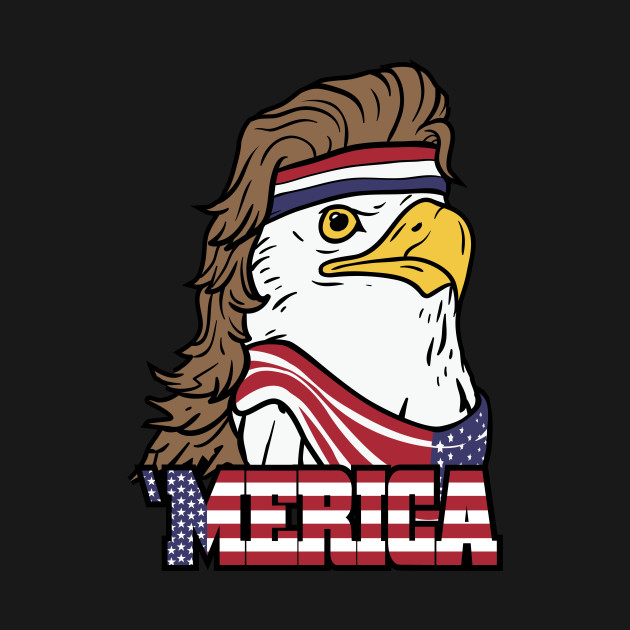 eagle with mullet