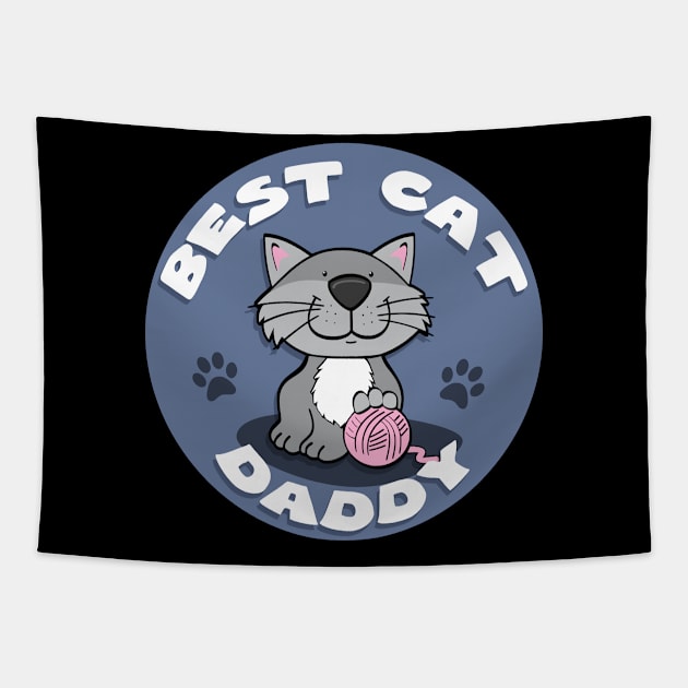 Cat daddy pajamas Tapestry by GoranDesign