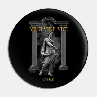 VENI VIDI VICI CAESAR ROMAN ART EXCLUSIVE DESIGN Pin