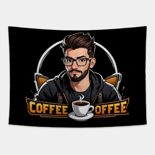 Coffee Gamer Tapestry