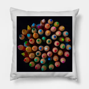 Pencils In Circle Container Pillow