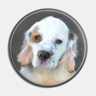 Clumber Spaniel Puppy Pin