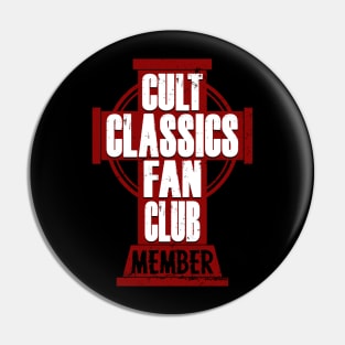 Funny Cult Movie Fan Addict Cross Gift For Cult Movie lovers Pin