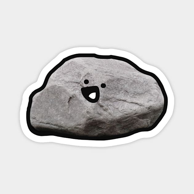 Pet Rock Magnet by pwbstudios