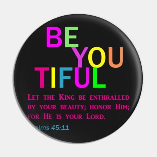 BeYouTiful Collection for Christian Women and Girls Pin