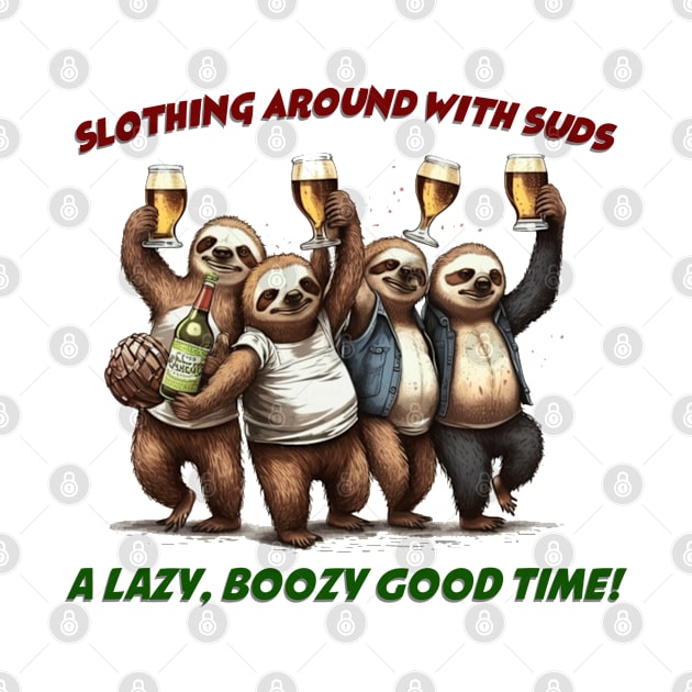 Slothing around with suds: A lazy, bozzy good time! by sticker happy