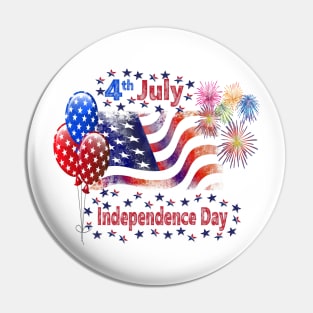 Independence Day Pin