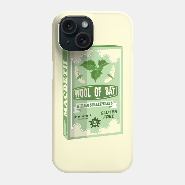 Wool of bat Macbeth Phone Case by mailboxdisco