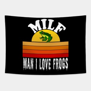 man i love frogs Tapestry