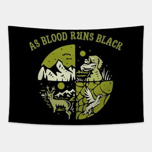 AS BLOOD RUNS BLACK BAND Tapestry