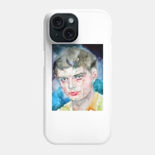 IAN CURTIS watercolor portrait .3 Phone Case