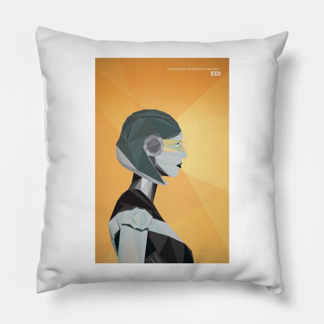 Geometric EDI Pillow by sparkmark