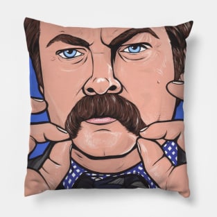 Ron Swanson Pillow