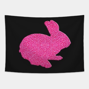 Cute Pink Bunny Rabbit Tapestry