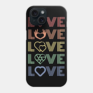 Love Heart Love Loving Motivation Inspiration Quote Phone Case