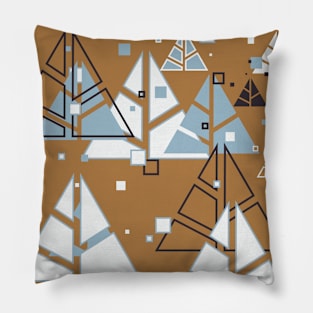 Abstract Christmas tree Pillow