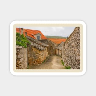 Loziscz Village in Brac, Croatia Magnet