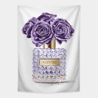 Purple Perfume & Roses Tapestry