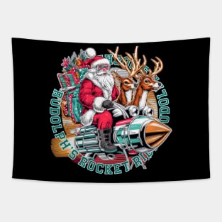 Rudolph's Rocket Ride Tapestry