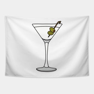 Martini Cocktail Tapestry