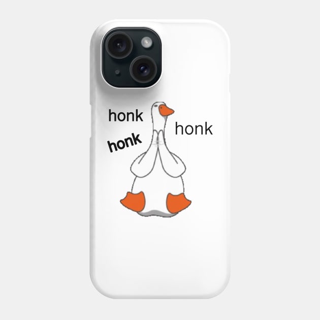 Goose Honk-tastic Applause Phone Case by Stevie26