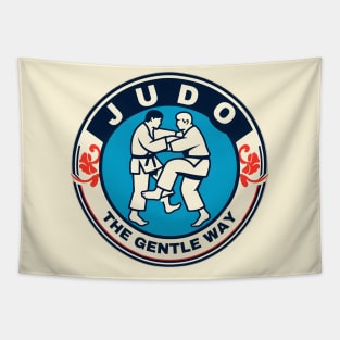 Judo Fighter Tapestry