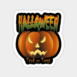 Halloween pumpkin character Magnet