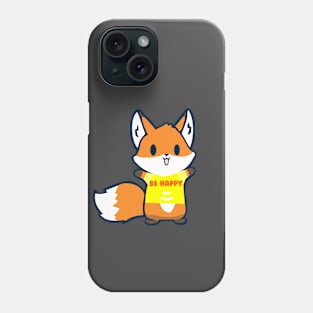 Happy Fox Phone Case