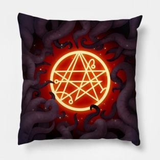 Necronomicon Gate Symbol Pillow