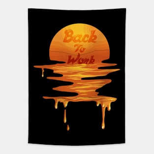 Melting Sunset - Back To Work Tapestry