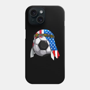 America Soccer  2022 Arab Keffiyeh for America Football Fans Phone Case