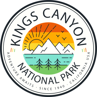 Kings Canyon National Park Retro Vintage Magnet