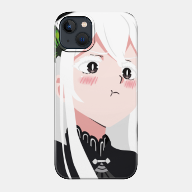 Re Zero Echidna Chibi Pout Kawaii Anime Gift Rezero Kara Hajimeru Isekai Seikatsu Phone Case Teepublic Uk