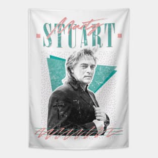 Marty Stuart / Retro Country Fan Art Design Tapestry