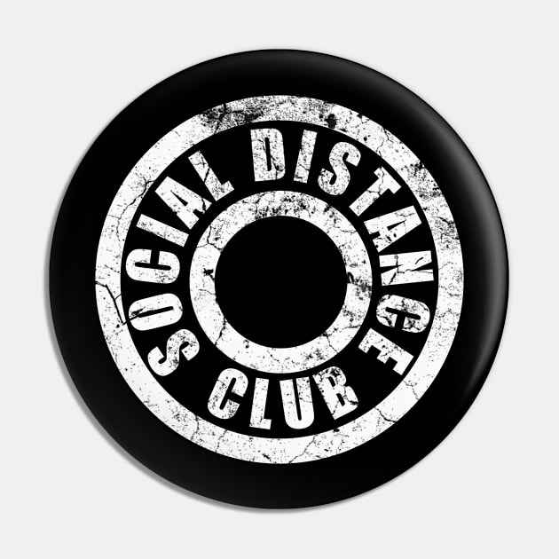 Social Distance Club Pin by livania