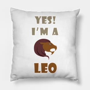 Yes I am a leo Pillow