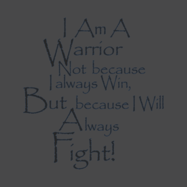 I Am A Warrior Vikings TShirt TeePublic