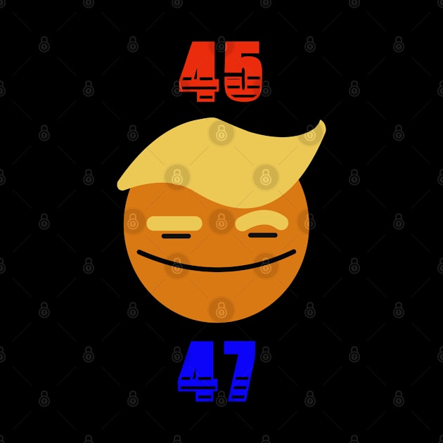 Smile Face Trump 45/47 by GoogsInkBlot