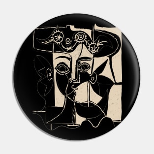 Picasso Woman's head #8 Pin