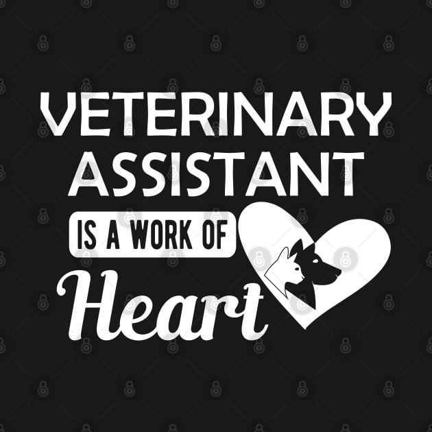 Veterinary Assistant is a work of heart by KC Happy Shop