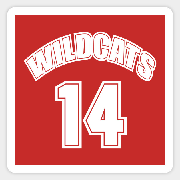 Wildcats 14 High School Musical Sticker Teepublic