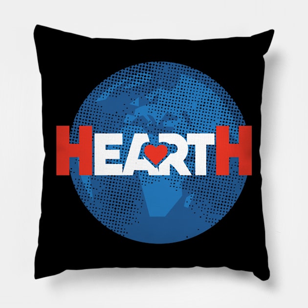 HeartH Creative Environmental Theme Pillow by jazzworldquest