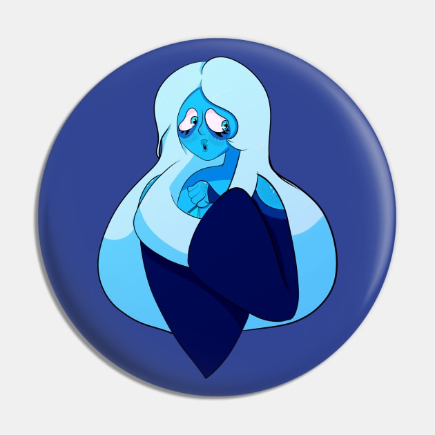 Blue Diamond Pin by Shrew_Boi