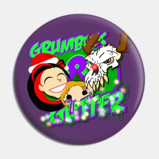 Grumbles & Glitter Christmas Pin